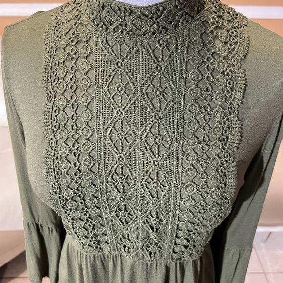 John Paul Richard Crochet Front Pullover Top Size XL - Picture 3 of 6